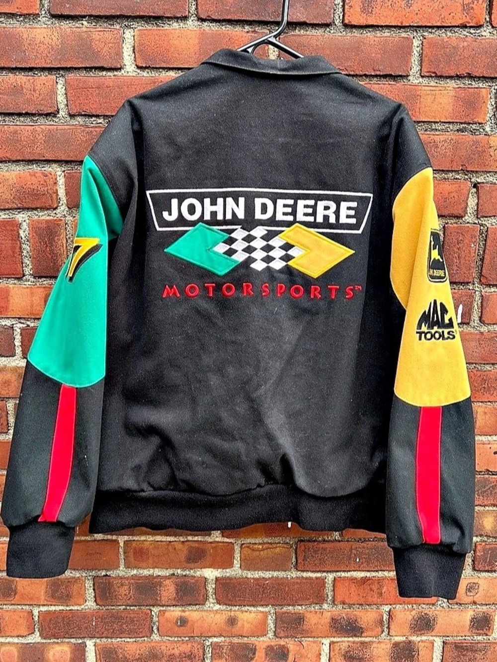Vintage JH Design John Deere Motorsports Racing Jacket - Large - Picture 2 of 11